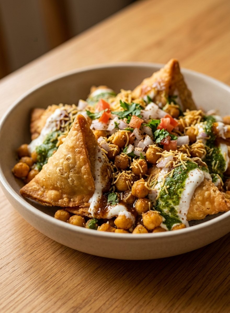 Samosa Chat Full